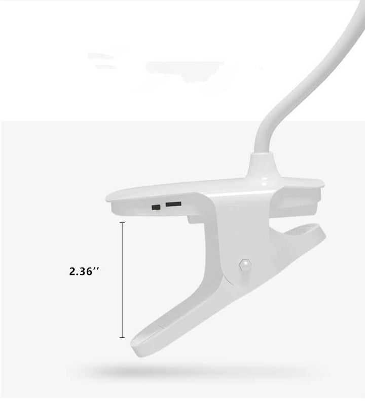 Simple LED Clip Desk Lamp rechargeable Eye Protection Night Light