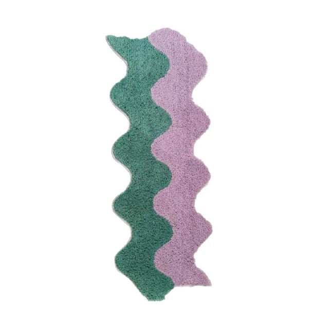 BowLift | Abstract Color Block Rug made of Cotton-Polyester