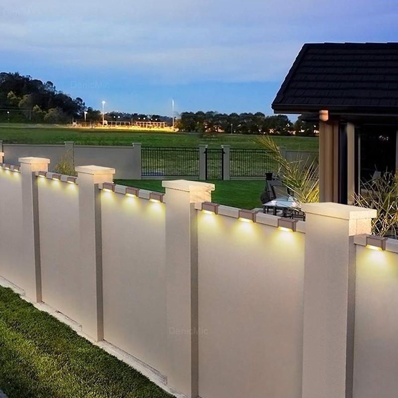 Waterproof Stair Solar Lights for Outdoors (4 pieces)
