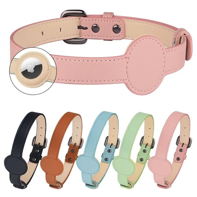 BowLift | EDOUARD – Elegant dog collar with AirTag holder &amp; weatherproof design