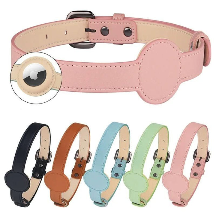 BowLift | EDOUARD – Elegant dog collar with AirTag holder &amp; weatherproof design
