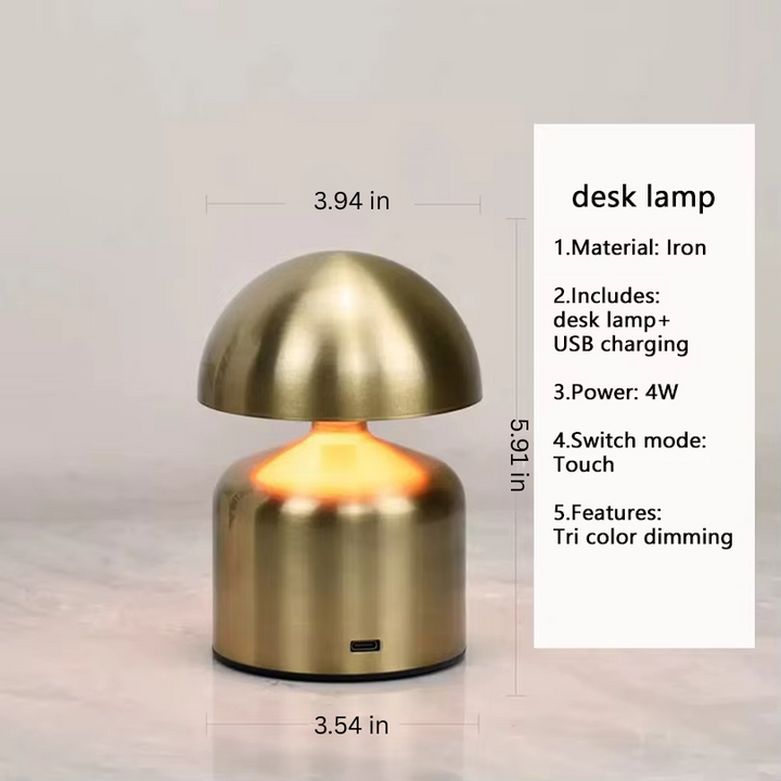 Versatile LED Touch Bedside Lamp - 3-colour Dimmable Night Light