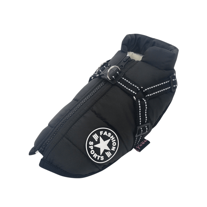 Winter Dog Jacket with Harness | Bowlift