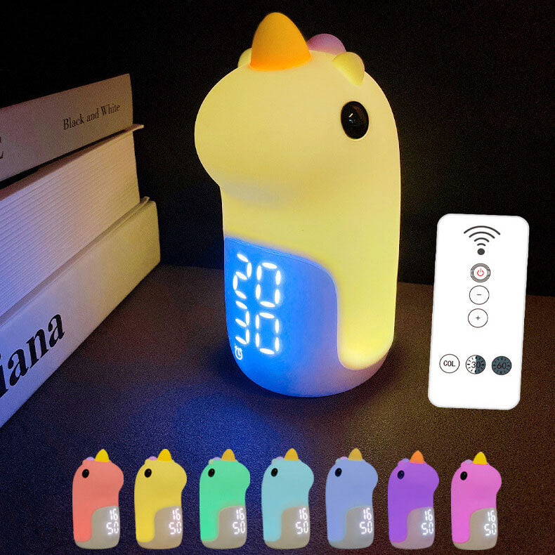 Unilora DreamLight Alarm Clock | Unicorn Design | Timer &amp; LED Night Light | Nursery Decor