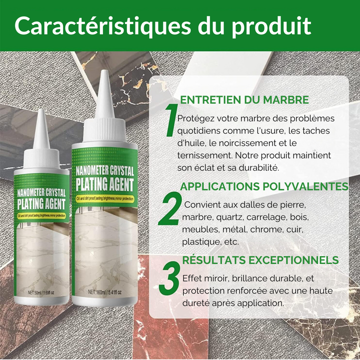 BowLift | Marble cleaner - protection and nanocrystalline shine