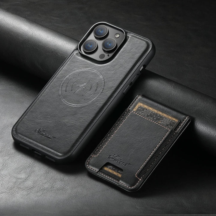 Shockproof Leather Phone Case with Card Holder