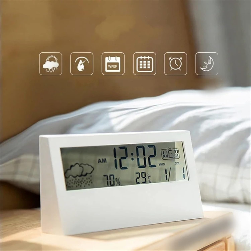 Minimalist digital clock