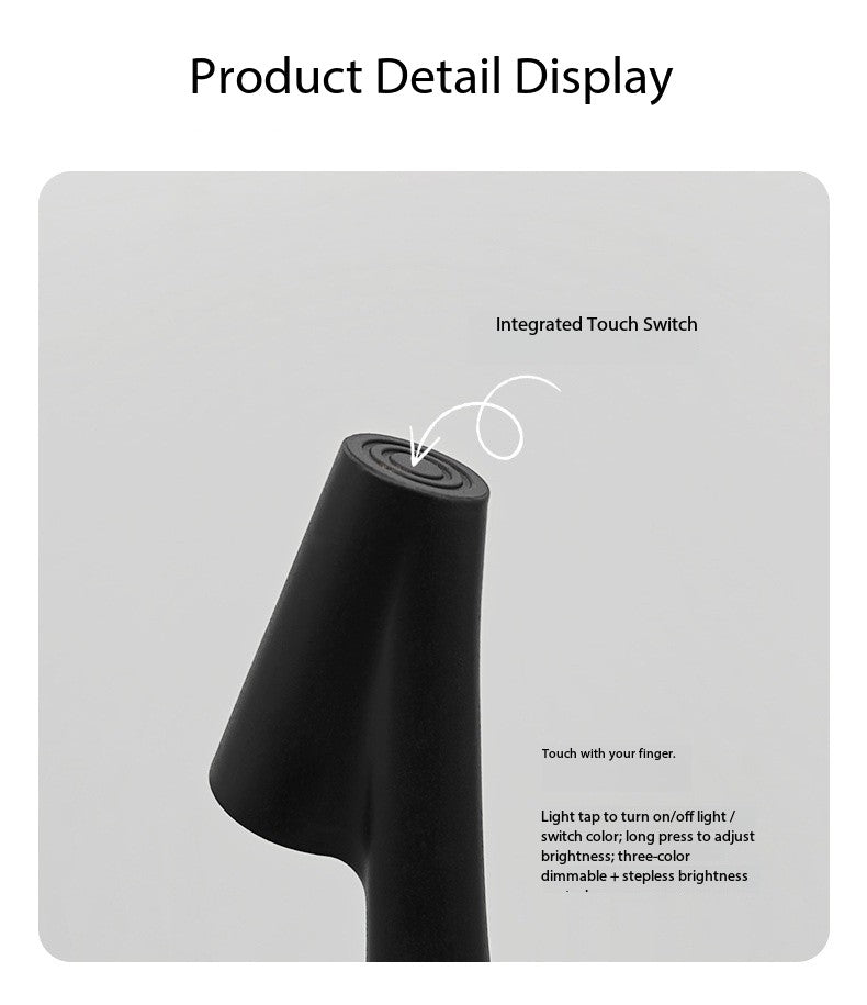 Gao Fushuai Rechargeable Table Lamp Bedside Advanced Lamp Creative Decorative Night Light Desktop Atmosphere Lamp