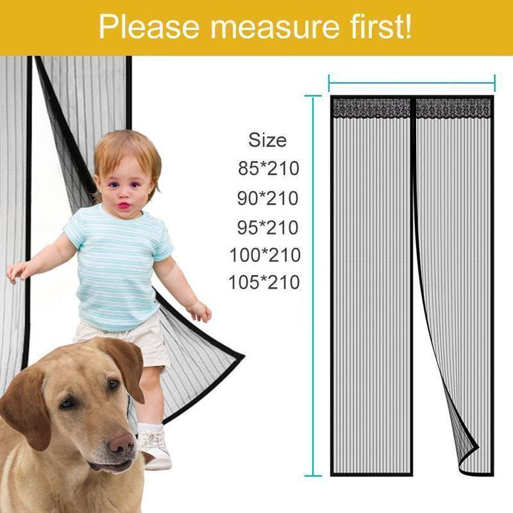 BowLift | Magnetic Fly Screen Door with Continuous Hook and Loop Fastener