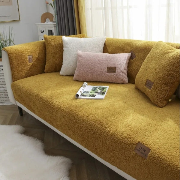 Waterproof Sofa Throw Covers | Slip Couch Protector | Washable Sofa Cover for Sofa Beds