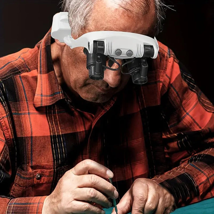 BowLift | Magnifying glasses with LED lamps for double eyes