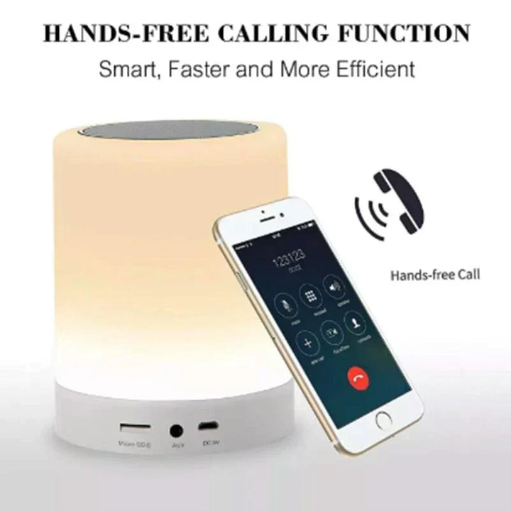 colourful LED Night Light Bluetooth Touchpad Wireless Speaker
