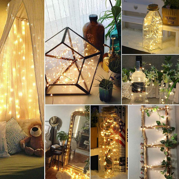 Led Bottle Light Cork Night Light DIY Decor |