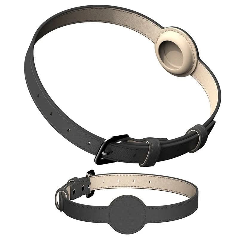 BowLift | EDOUARD – Elegant dog collar with AirTag holder &amp; weatherproof design