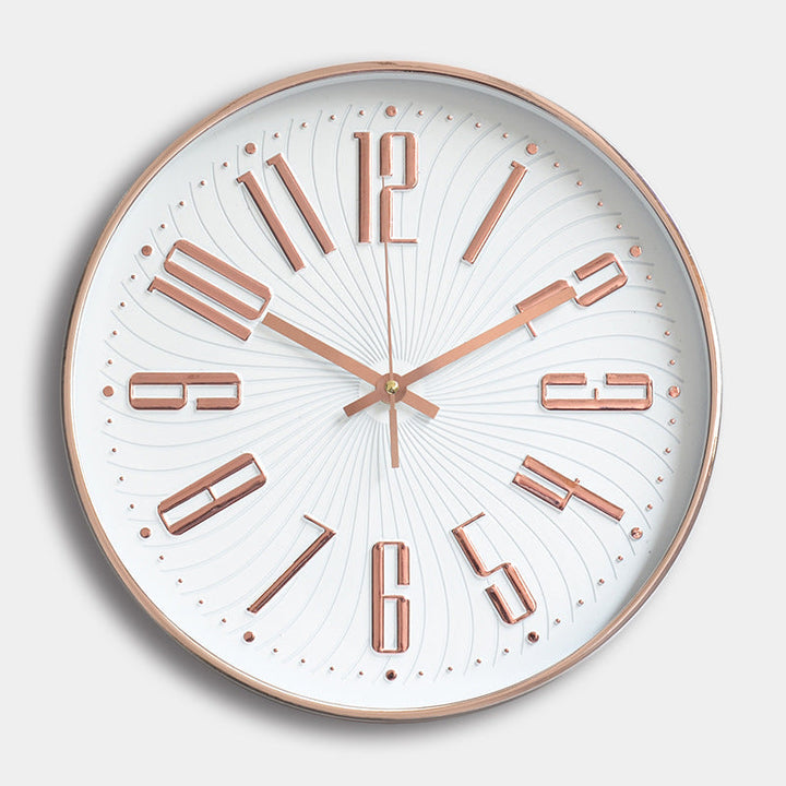 BowLift | Large Letter Classroom Silent Clock 30 cm Battery Operated