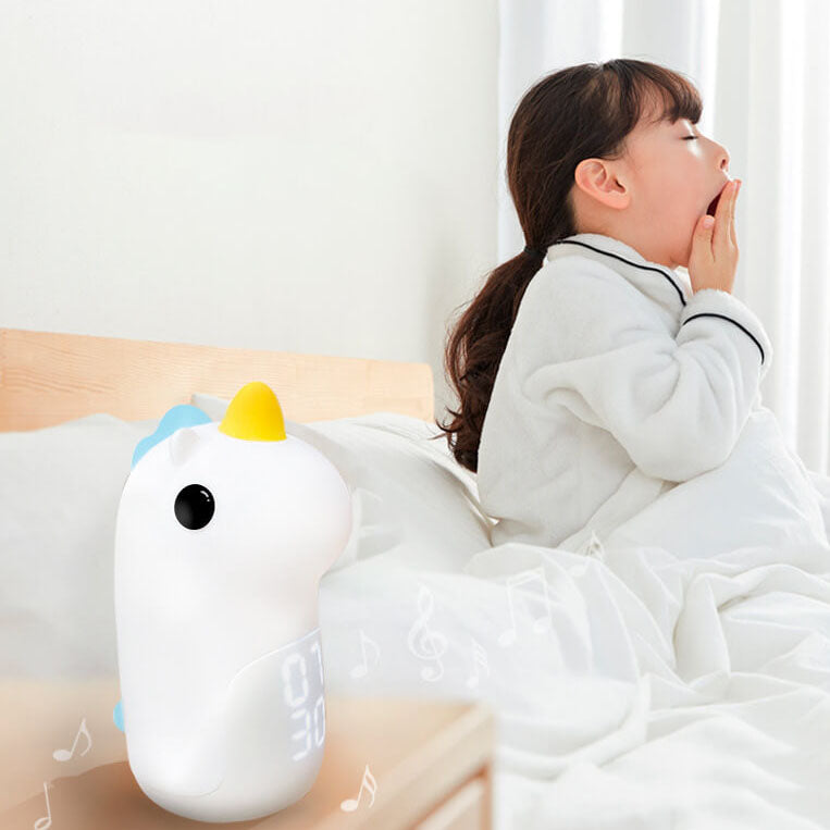 Unilora DreamLight Alarm Clock | Unicorn Design | Timer &amp; LED Night Light | Nursery Decor