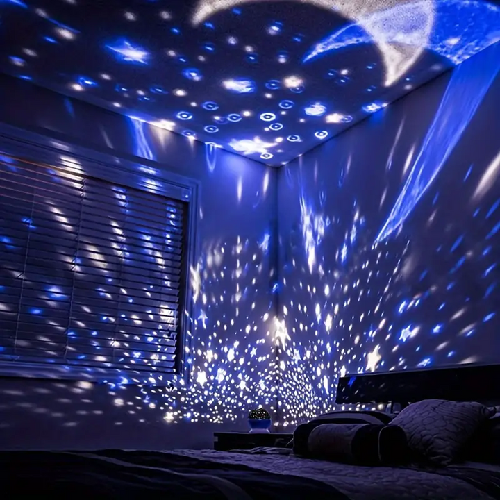 Starry Sky Night Light for Kids – Magical LED Projector with colour Change