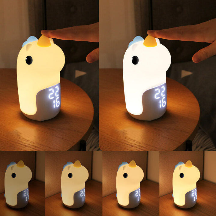 Unilora DreamLight Alarm Clock | Unicorn Design | Timer &amp; LED Night Light | Nursery Decor