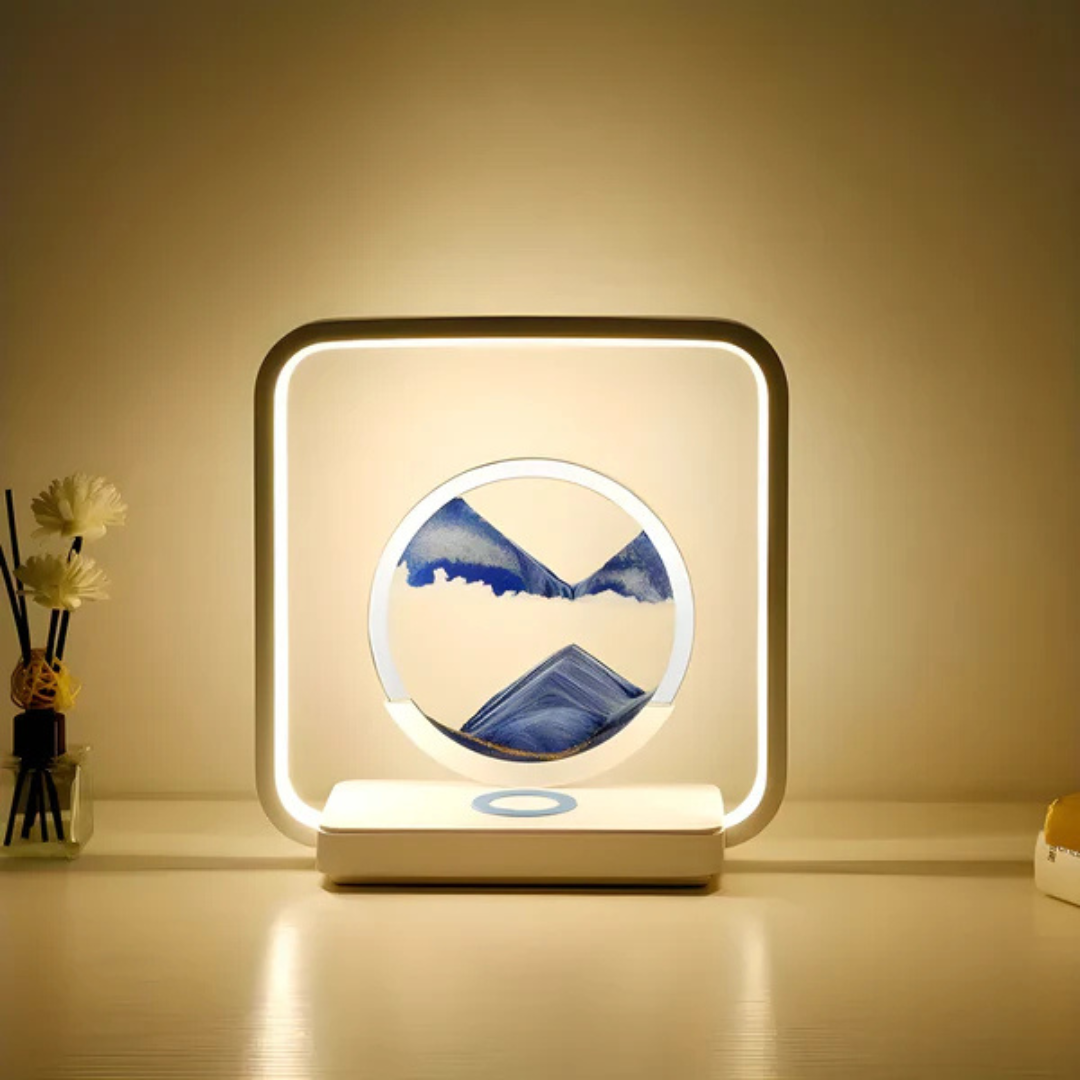 3D LED Night Light with Sand Stream