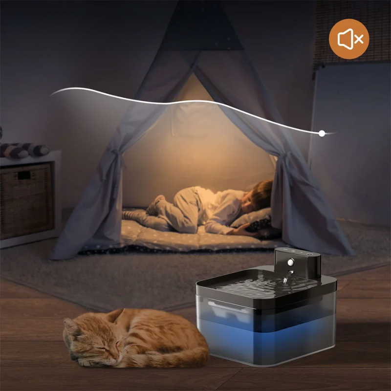 BowLift | Automatic – Wireless Drinking Fountain for Cats with Sensor
