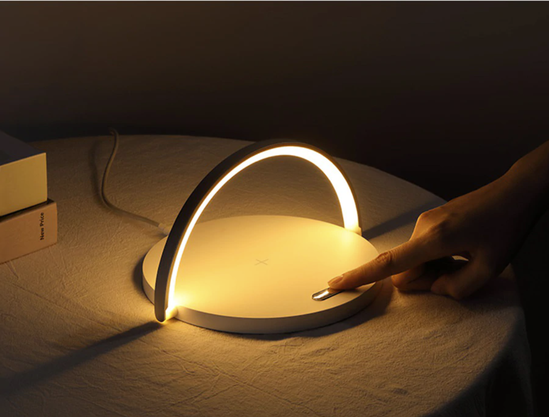 Bowlight Design 3-in-1 Night Light – Wireless Charger &amp; Lamp