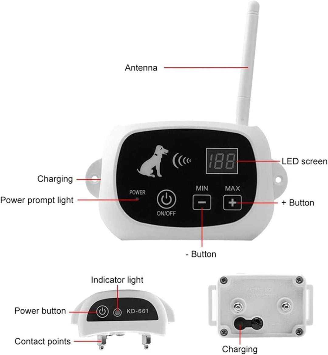 BowLift | Wireless Dog Fence Collar System | Waterproof, Rechargeable &amp; Ideal for Home Training and Outdoor Adventures