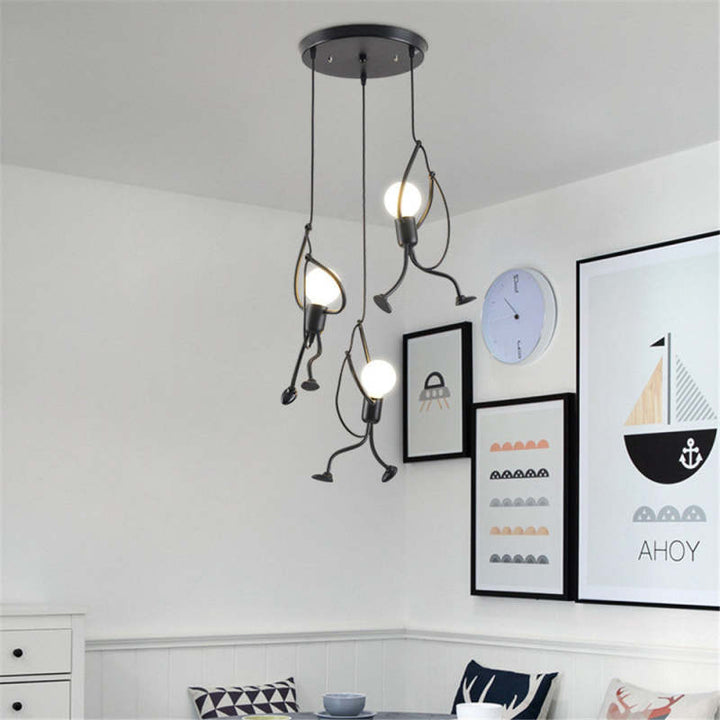 Retro Iron Man Pendant Light