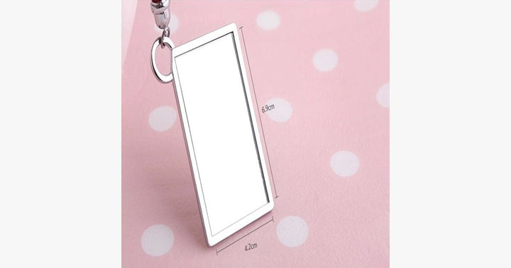 Portable Pink Pocket Mirror
