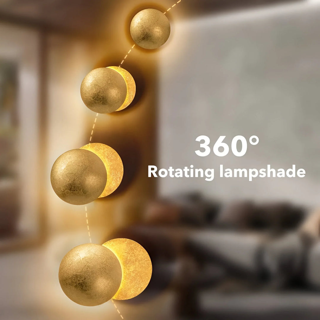 LunarGlow – Moon Phase Wall Light