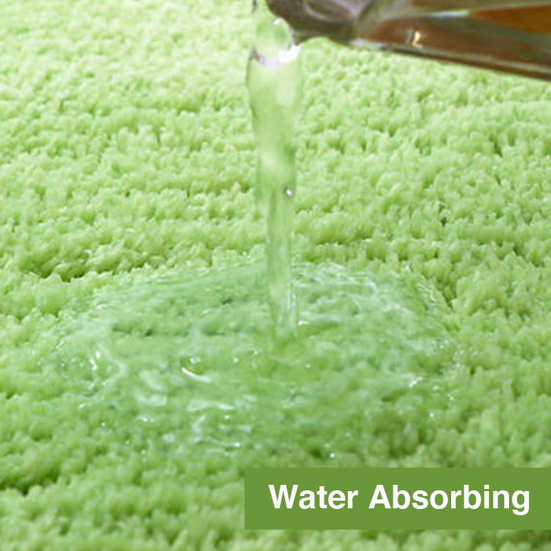 BowLift | Feblilac Solid Color Tufted Bath Mat, Multiple Sizes Bath Mat, Pure Non-Slip Bath Mat
