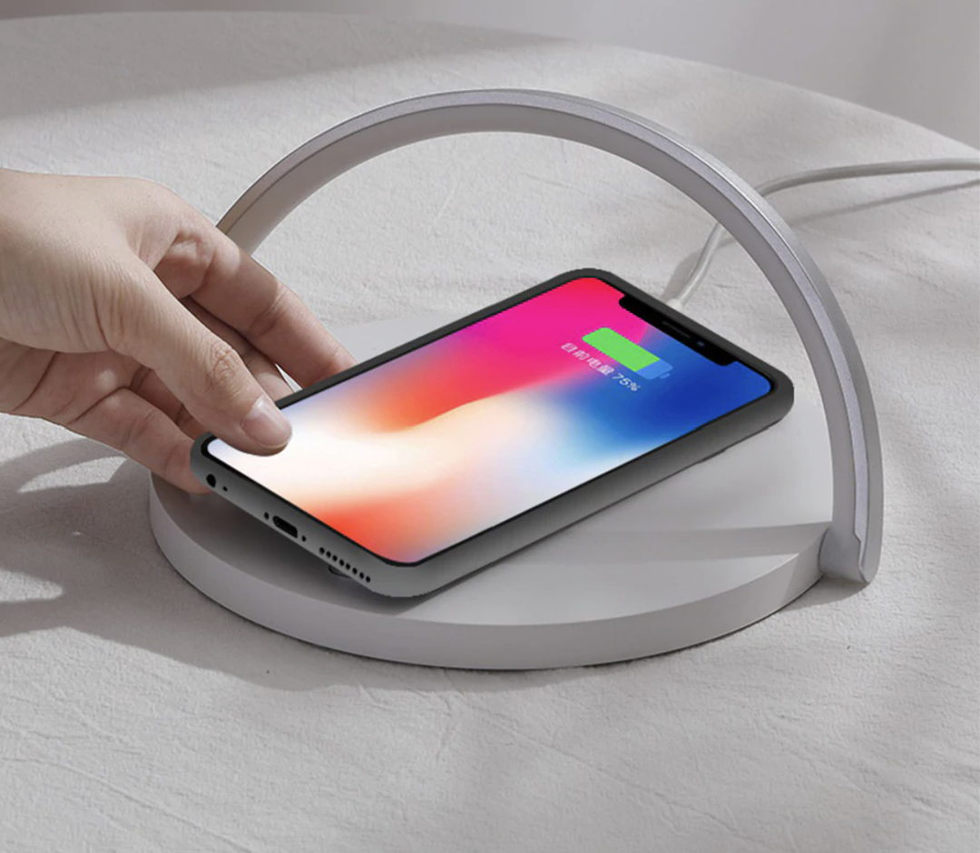 Bowlight Design 3-in-1 Night Light – Wireless Charger &amp; Lamp
