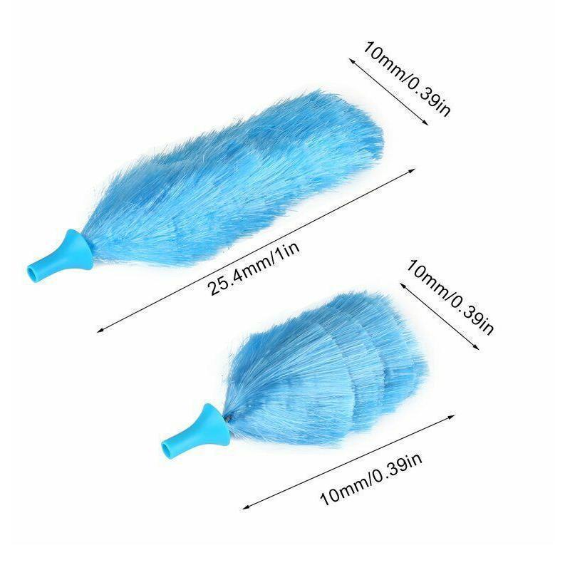 BowLift | 360° rotating electric spin duster motorized dust cloth with 2 brushes