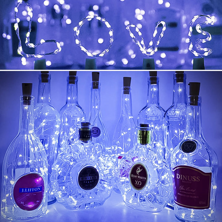 LED Bottle Light Cork Night Light DIY Decor Gift