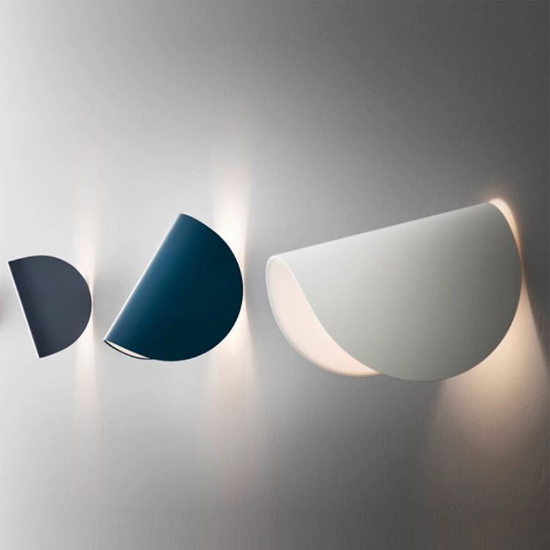 Eveline Modern Geometric LED 4 colour Wall Light Indoor/Outdoor Metal