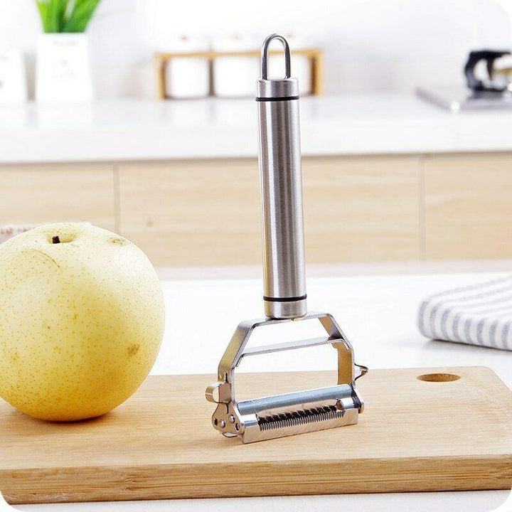 BowLift | Ultra-sharp stainless steel multifunctional vegetable peeler &amp; julienne cutter