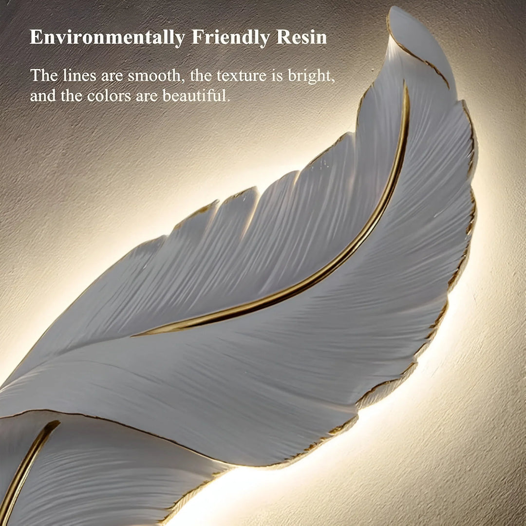 FeatherGlow – Dimmable Nordic LED Wall Light