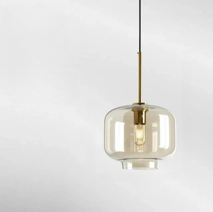 NordicGlas - Modern Scandinavian Glass Pendant Lamp for Dining Room and Living Room