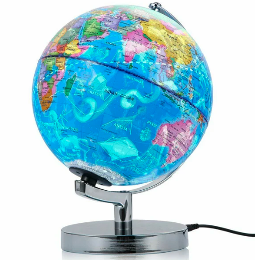 World Globe Led Constellation Map &amp; Night Light