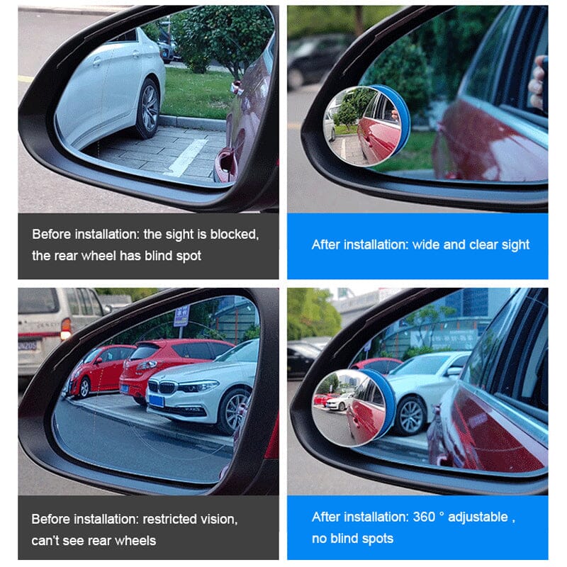 Reverse assistance mirror