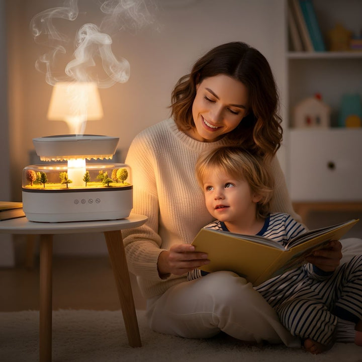 Dry-Air Relief – Quiet LED Night Light – Soothe Skin &amp; Breathing – Calm Relaxing Sleep for Home &amp; Bedroom