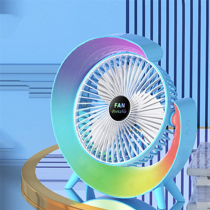USB-Charging Night Light Mini Fan |