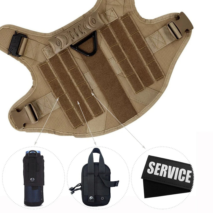BowLift | KrachtGrip Dog Harness – Adjustable Tactical Harness for Training &amp; Walks