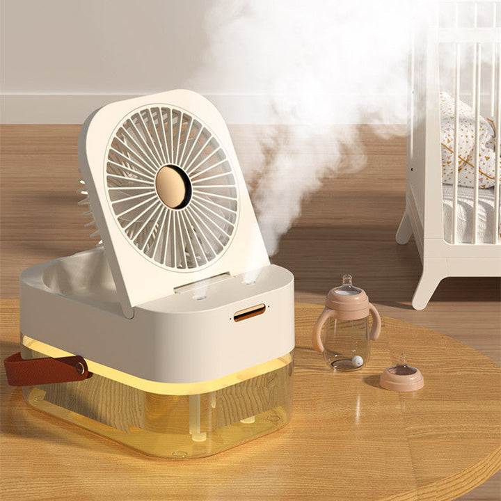 Portable Spray Fan With Night Light |