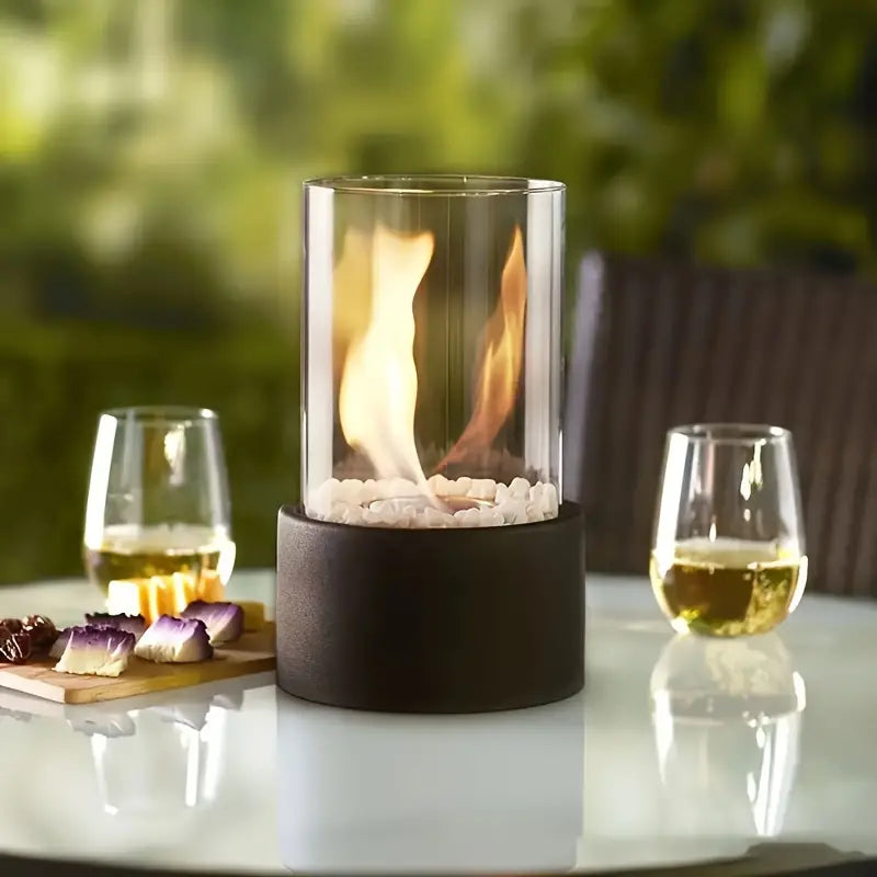 BowLift | Portable fire bowl for a cozy atmosphere | Elegant &amp; modern table fire bowl - Shakti