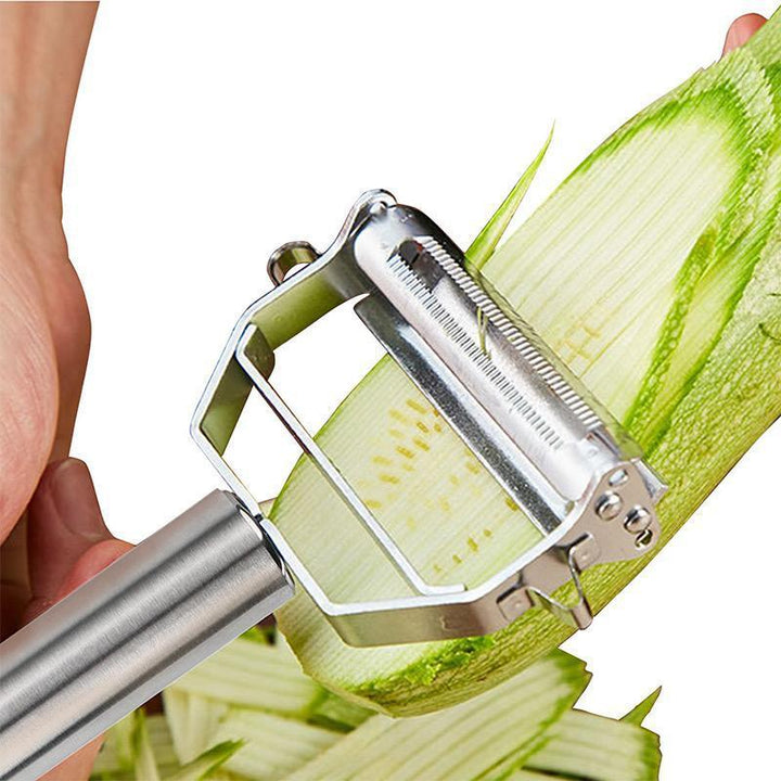 BowLift | Ultra-sharp stainless steel multifunctional vegetable peeler &amp; julienne cutter