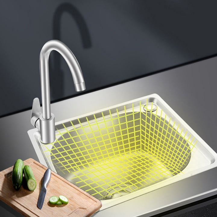 Modern bar prep mirror stainless steel with faucet workstation strip