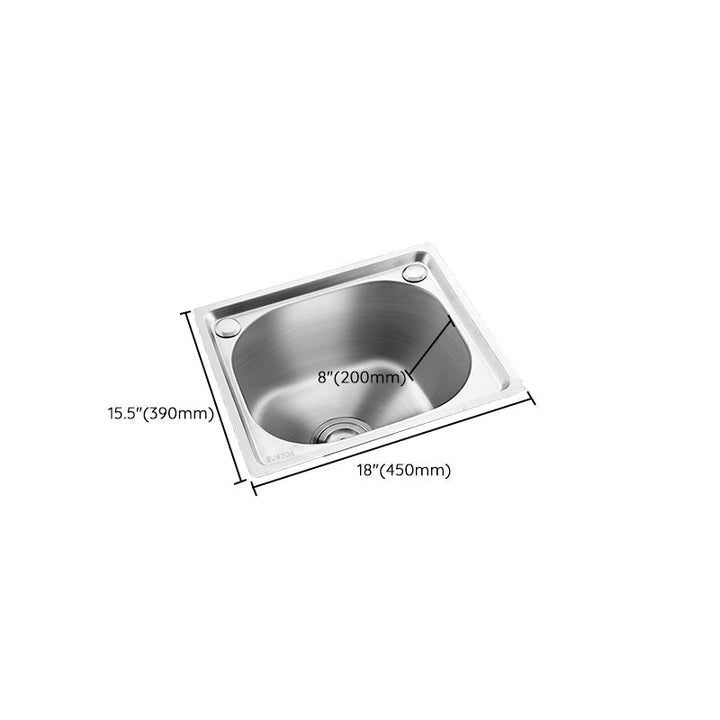 Modern bar prep mirror stainless steel with faucet workstation strip