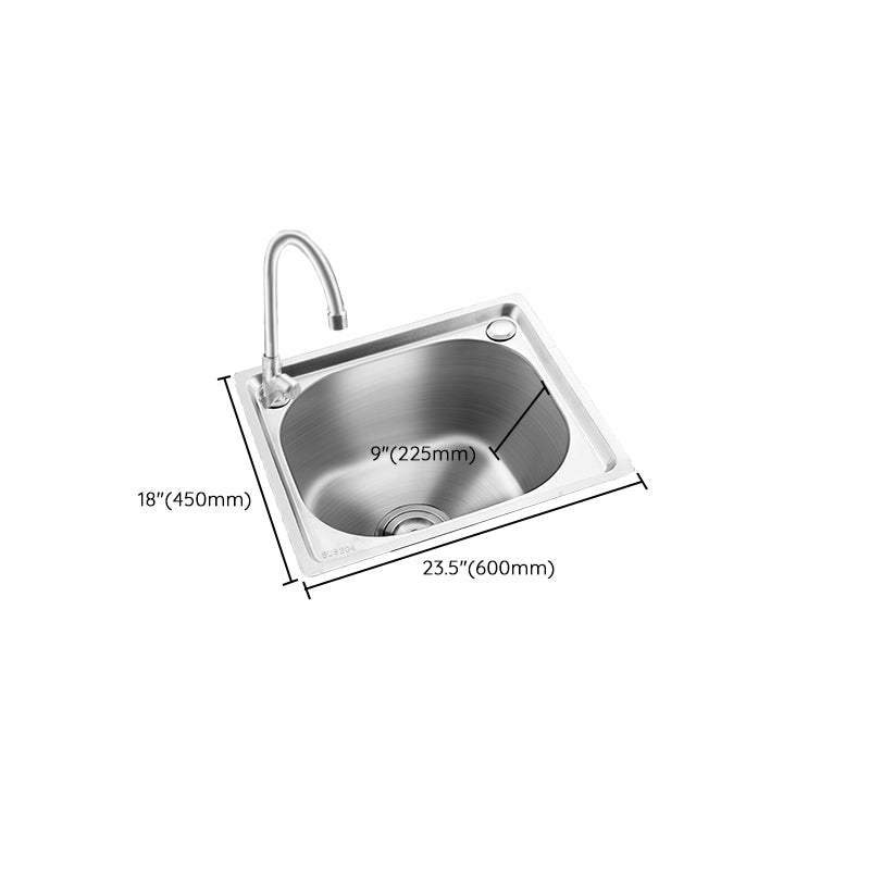 Modern bar prep mirror stainless steel with faucet workstation strip