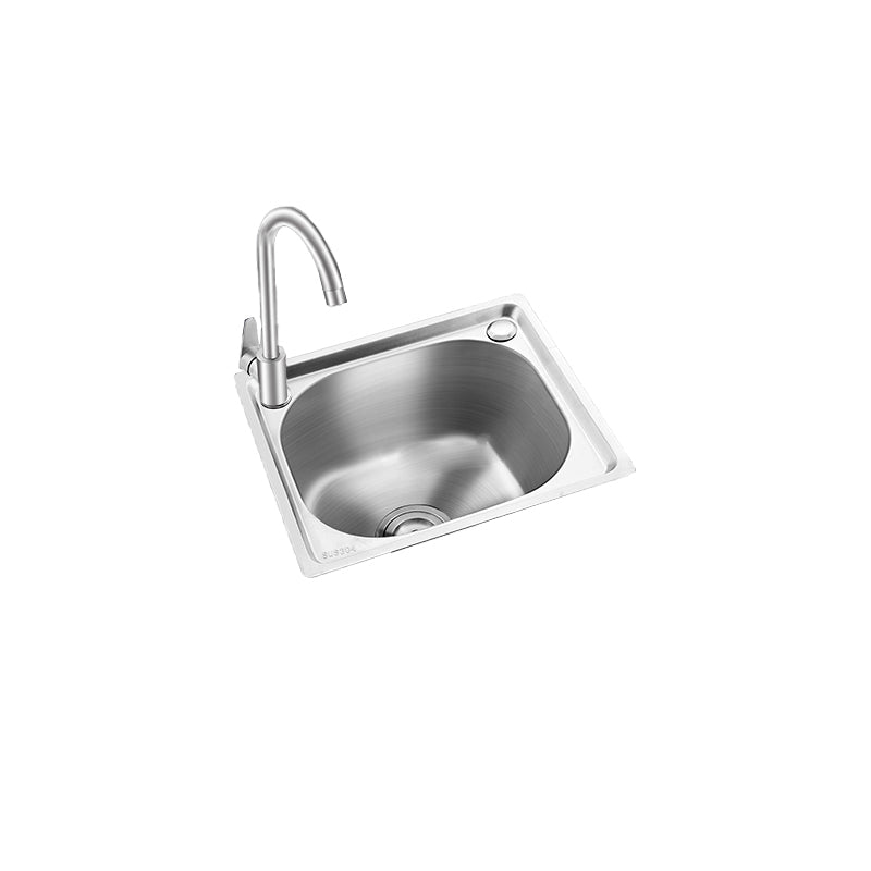 Modern bar prep mirror stainless steel with faucet workstation strip