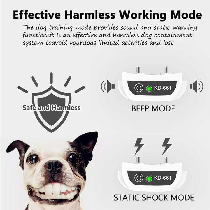 BowLift | Wireless Dog Fence Collar System | Waterproof, Rechargeable &amp; Ideal for Home Training and Outdoor Adventures